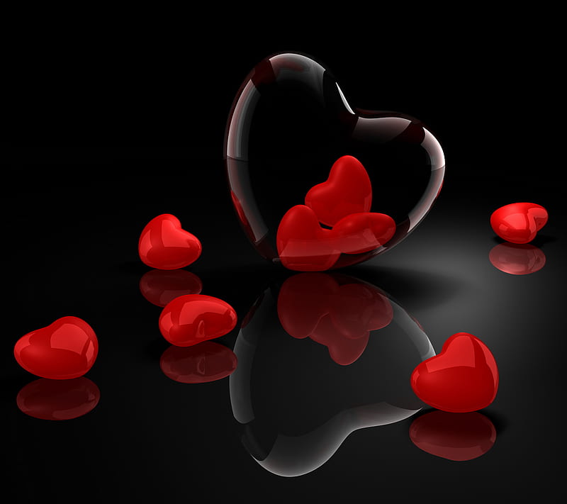 love heart 3d wallpaper hd desktop