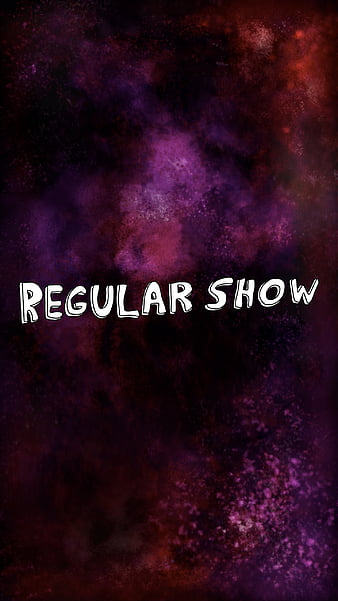 Regular Show, space, words, HD phone wallpaper
