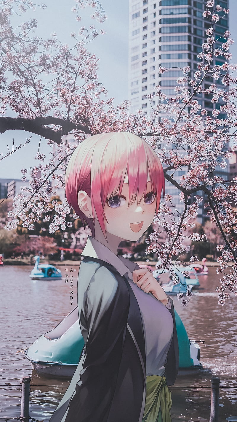 Ichika Nakano, anime x reality, tokyo, the quintessential quintuplets, japan, anime aesthetic, anime , anime, HD phone wallpaper