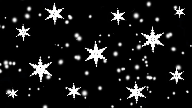 black snowflake wallpaper hd