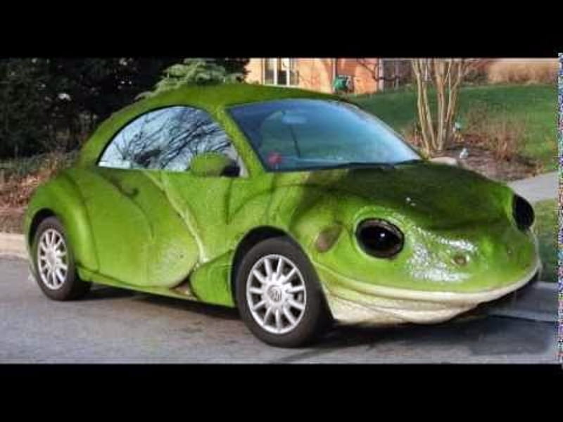 Frog Car, Frog, Volkswagen, carros, graphy, Eyes, HD wallpaper