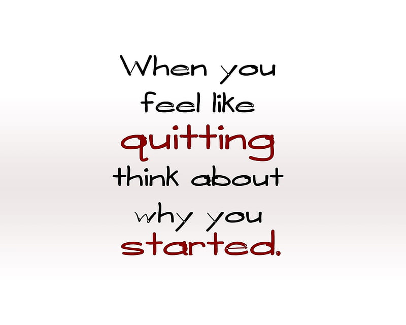 Why you started, cool, new, nice, quitting, saying, smile, HD wallpaper ...