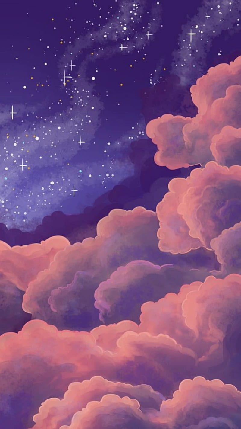 Cielos, aesthetic, sky, star, stars, , nube, clouds, HD phone wallpaper |  Peakpx