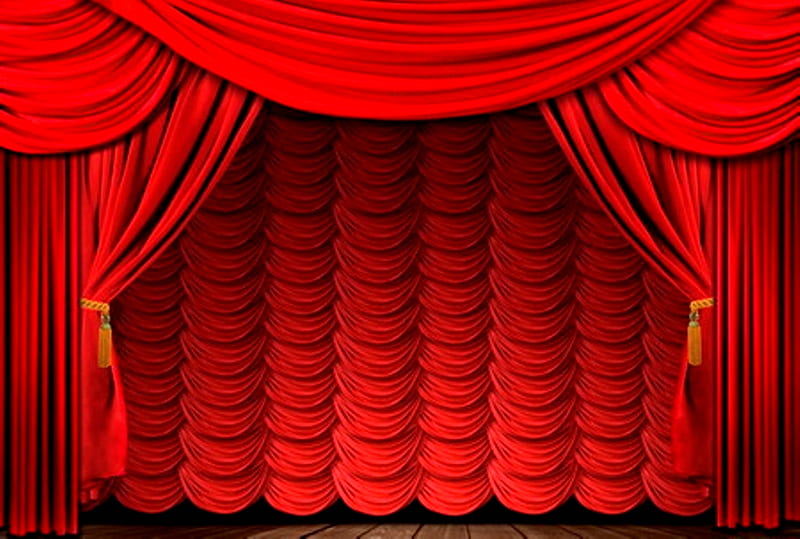 Red Theater, red, graphy, theatre, entertaiment, HD wallpaper
