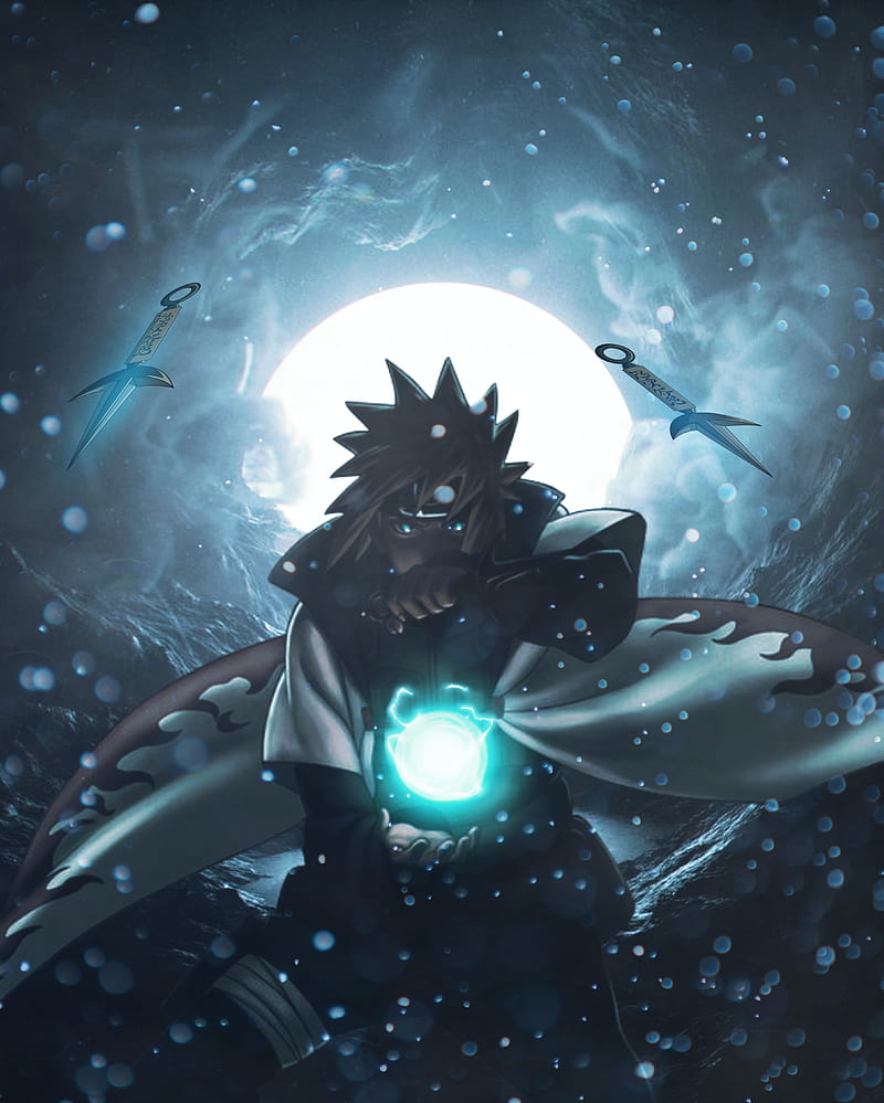 Naruto, black, dark, , anime, night, HD phone wallpaper