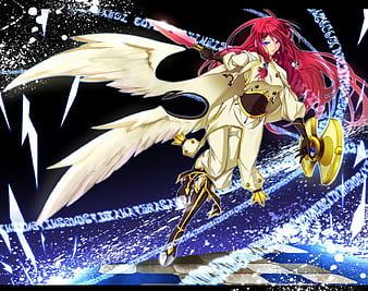 Tsubaki Yayoi Boots Shield Magic Blazblue Feather Wings Cape Checkered Floor Hd Wallpaper Peakpx