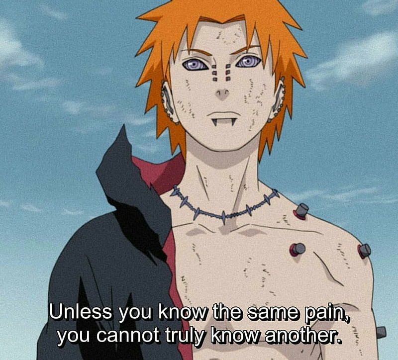 Pain, naruto, quote, HD wallpaper | Peakpx