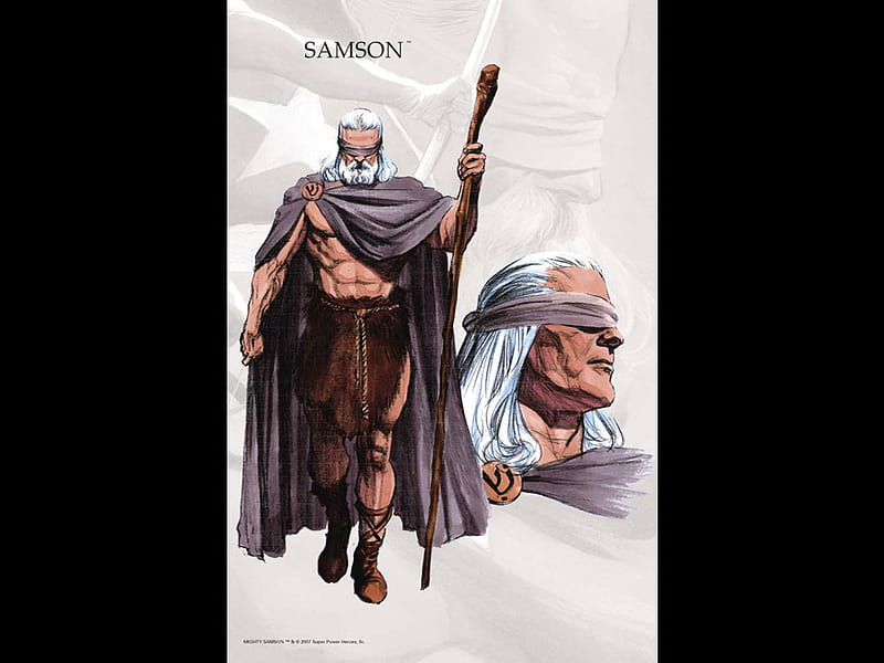 Samson, book, comic, fantasy, HD wallpaper