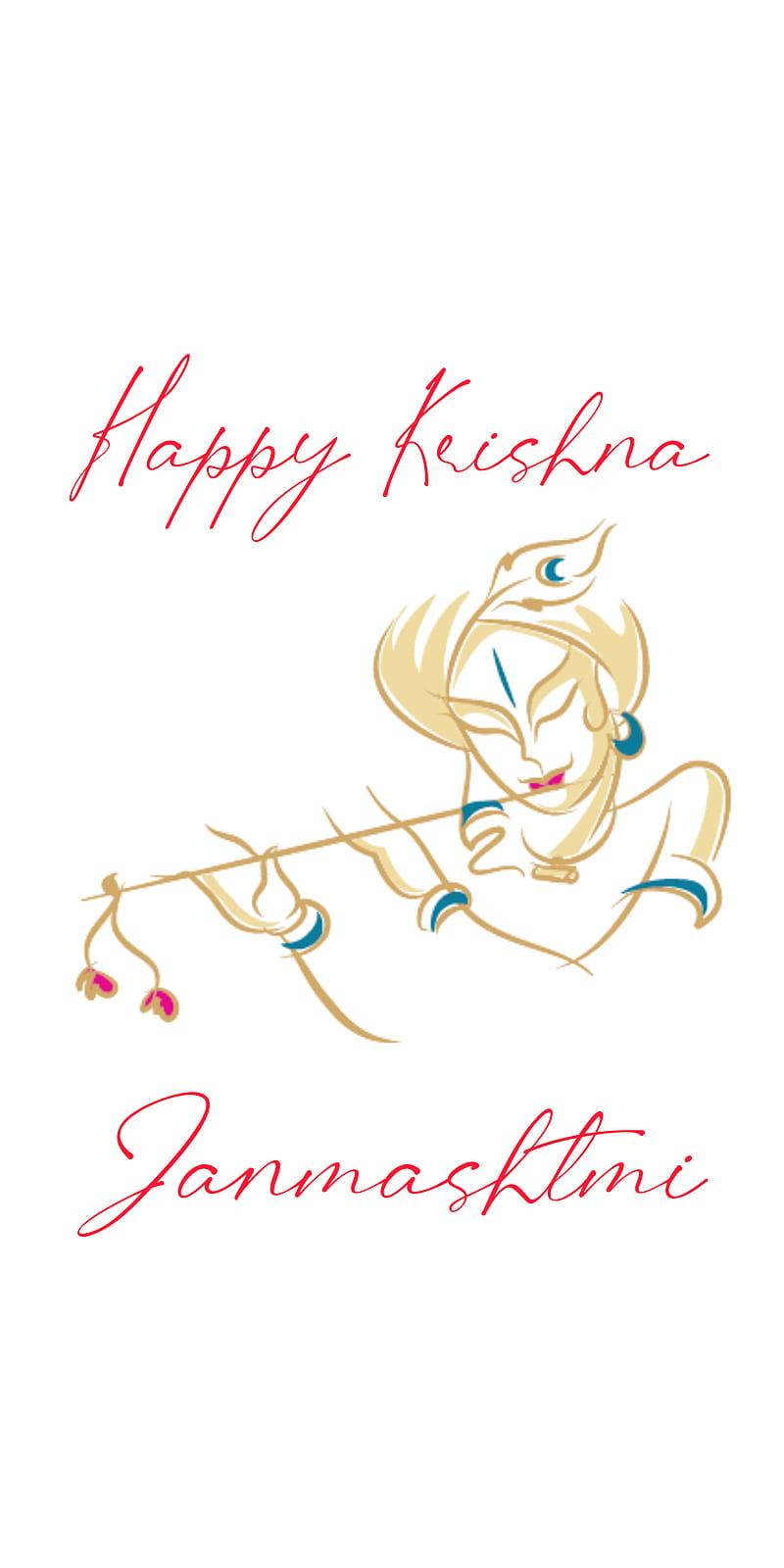 Krishna Janmashtmi, india, iphone, jai shri krishna, radha krishna, radhe radhe, samsung, shri krishna janmashtmi, wishes, HD phone wallpaper