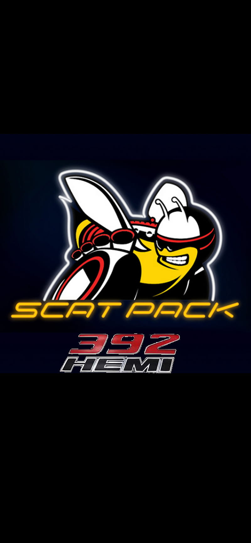 Scat Pack Bee, 392, hemi, HD phone wallpaper