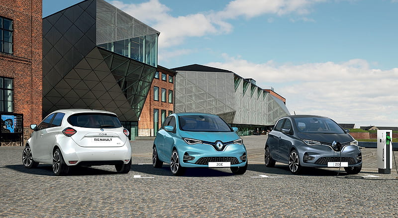 2020 Renault Zoe (Color: Celadon Blue) , car, HD wallpaper