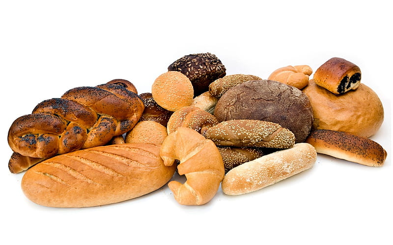 Bread Bread And More Bread, Abstract, Buns, grahpy, Bread, HD wallpaper