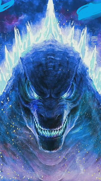 godzilla 2022 atomic breath drawing