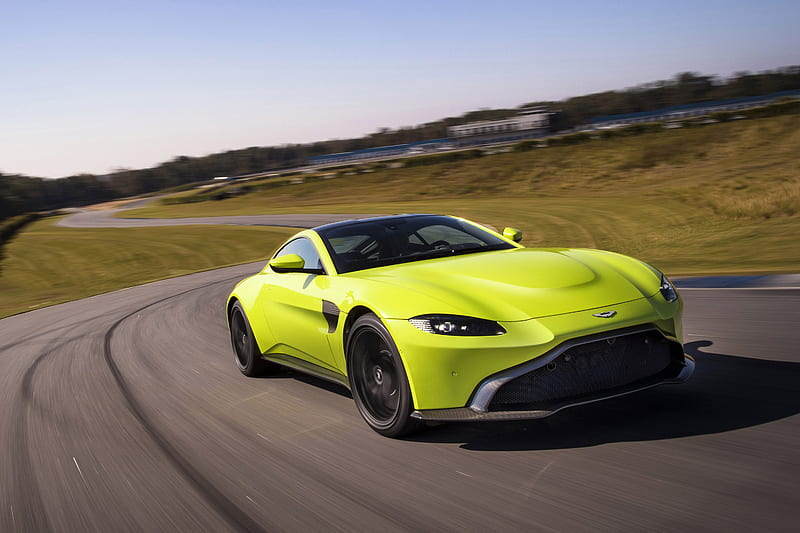 Aston Martin Vantage, road, 2019 cars, supercars, new Vantage, Aston Martin, HD wallpaper