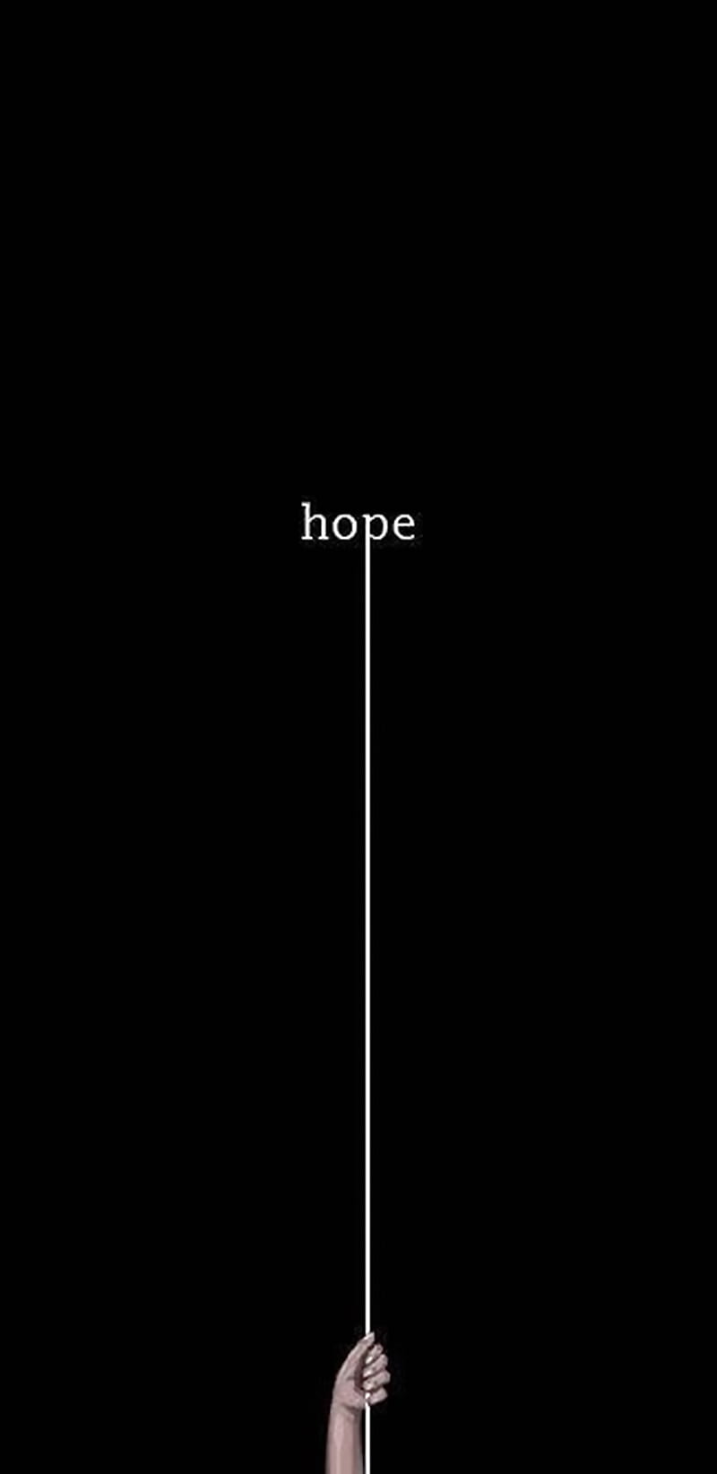Hanging on to Hope, alone, black, dark, dispare, feelings, hand, note 8, HD phone wallpaper