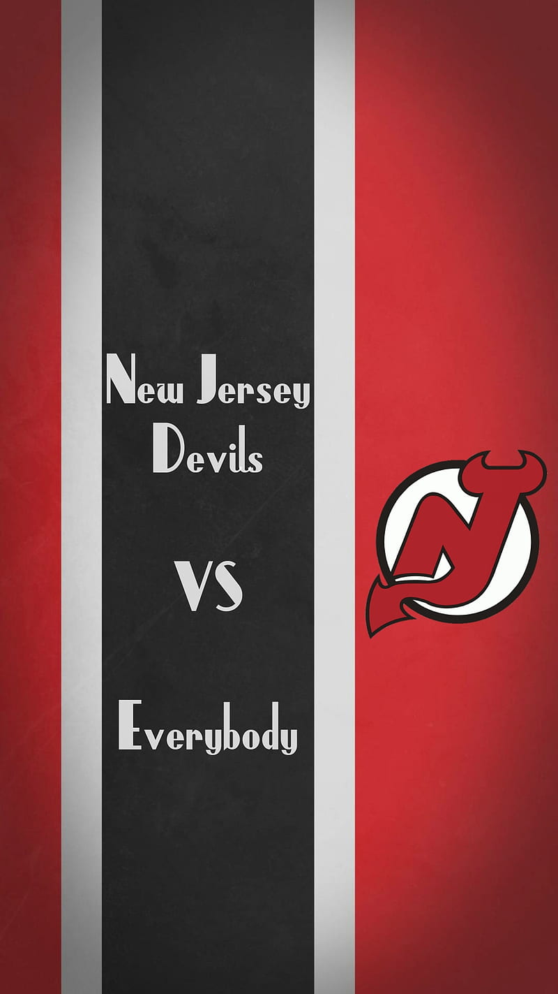 Devils VS Everybody, hockey, new jersey, nhl, nj, HD phone wallpaper
