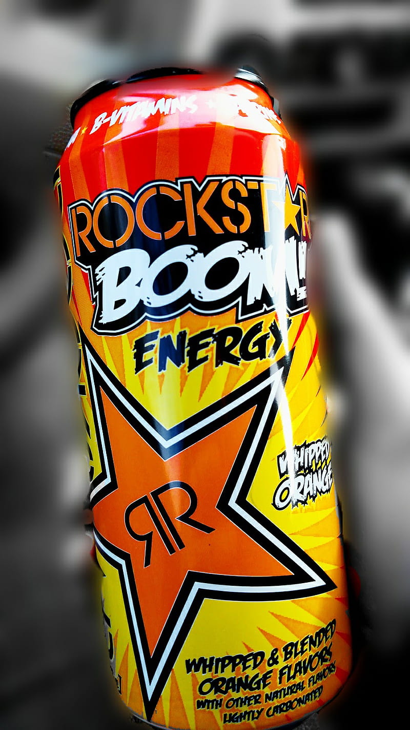 Rockstar, energy, drink, yum, orange, whipped, HD phone wallpaper