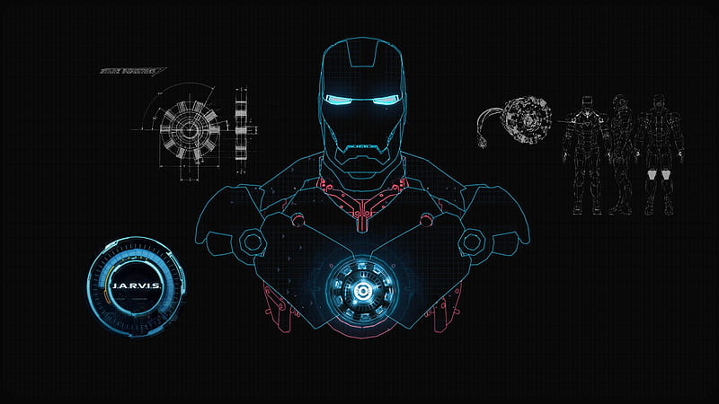 Iron Man, character, suit, Tony Stark, movie, film, hero, actor, HD wallpaper