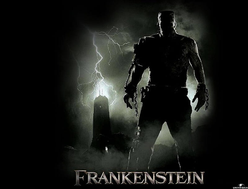 Frankenstein, lightning, created, grave yard, monster, parts, creature, HD wallpaper