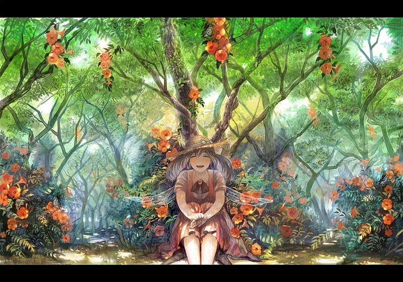Woodland Fairy, fantasy, anime, magic, miracle, mystic, HD wallpaper