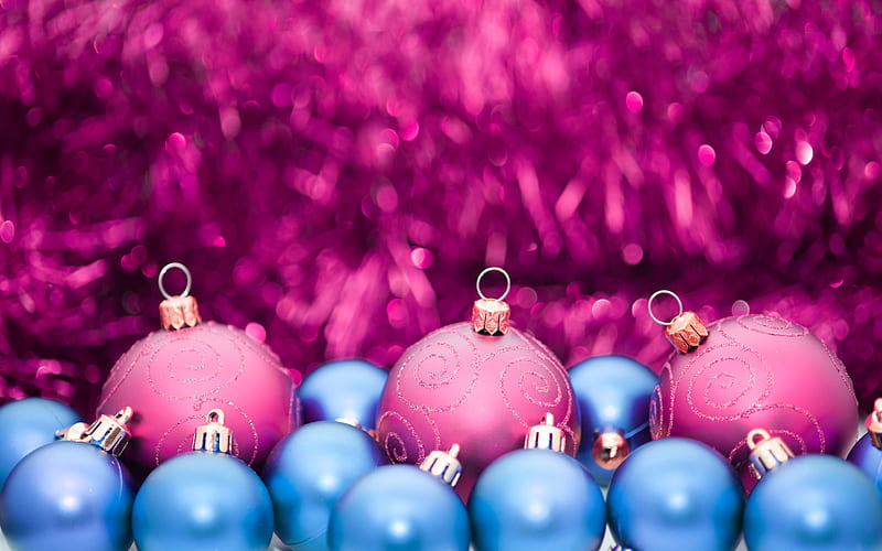 Christmas decorations christmas balls, christmas concepts, Happy New Year, xmas balls, HD wallpaper