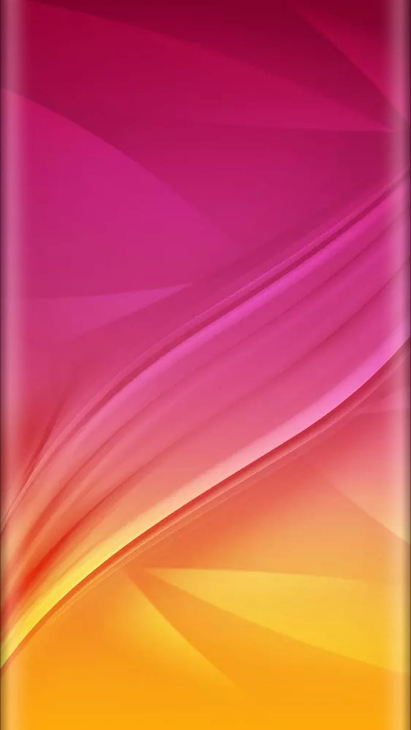 Abstract, edge style, pink, s7, super, yellow, HD phone wallpaper