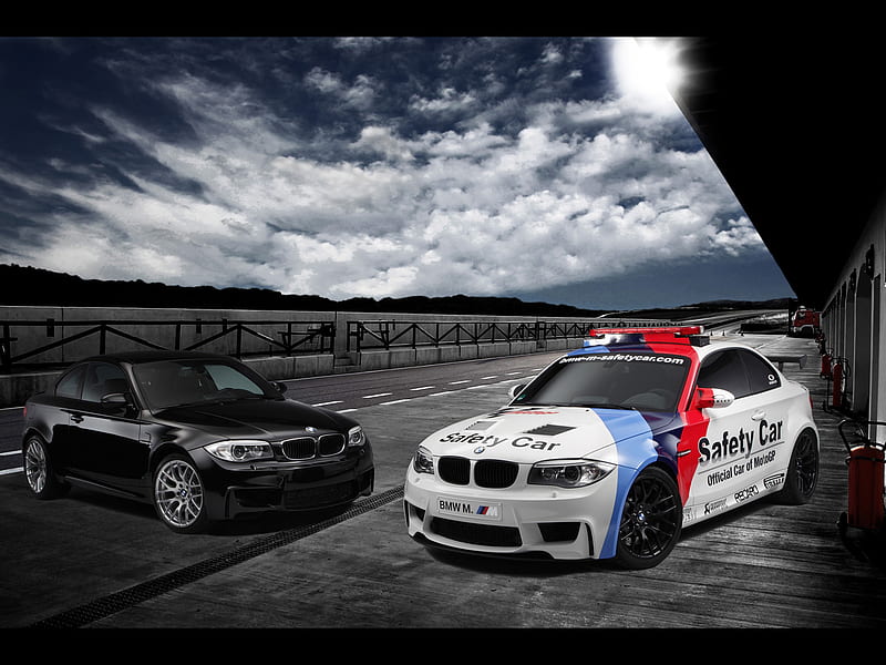 BMW 1 Series M Coupe MotoGP Safety Car, 1 series, safety car, bmw, motogp, 2011, HD wallpaper