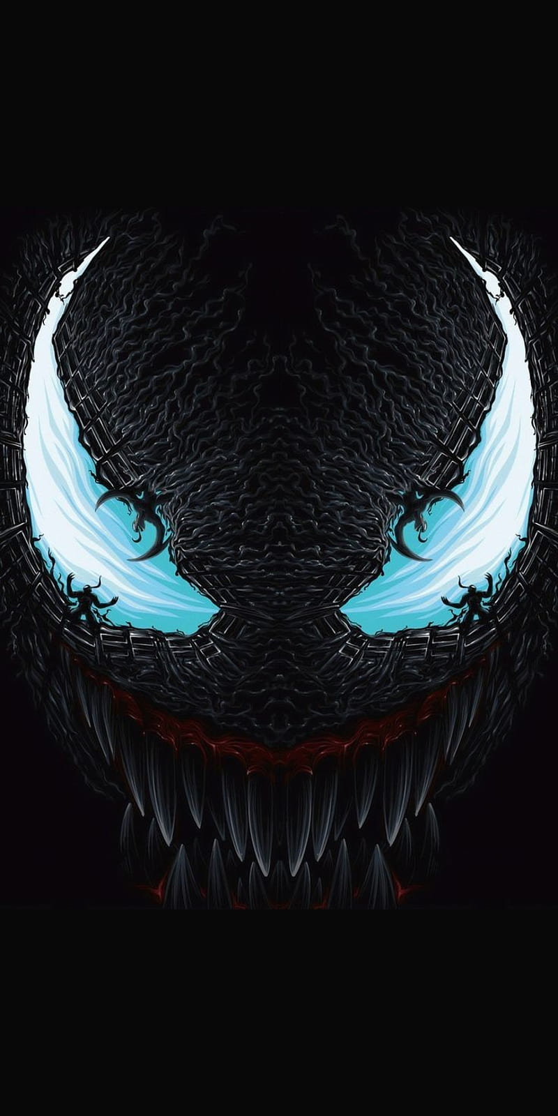 Venom, movie, spider, man, black, marvel, sony, HD phone wallpaper