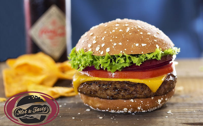 Food, Burger, Hamburger, HD wallpaper
