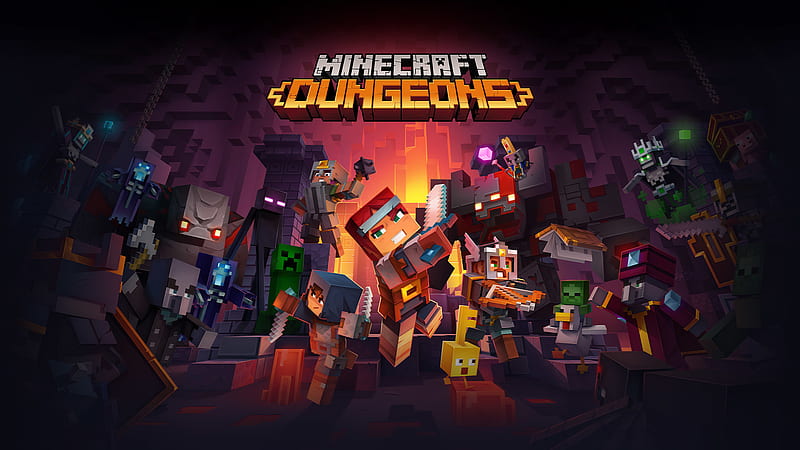 Minecraft Dungeons Poster, HD wallpaper
