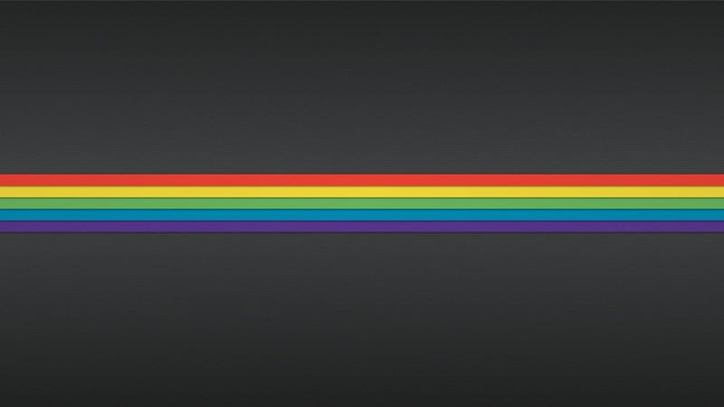Rainbow, multicolor, black, beauty, bonito, abstract, HD wallpaper | Peakpx