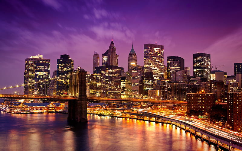 *** MANHATTAN - Brooklyn Bridge ***, brooklyn, bridge, bridges, architrkture, manhattan, HD wallpaper