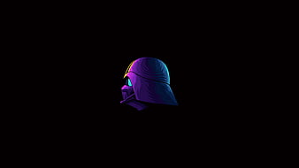 Darth Vader Minimalism Artwork, darth-vader, minimalism, movies, artwork, behance, HD wallpaper