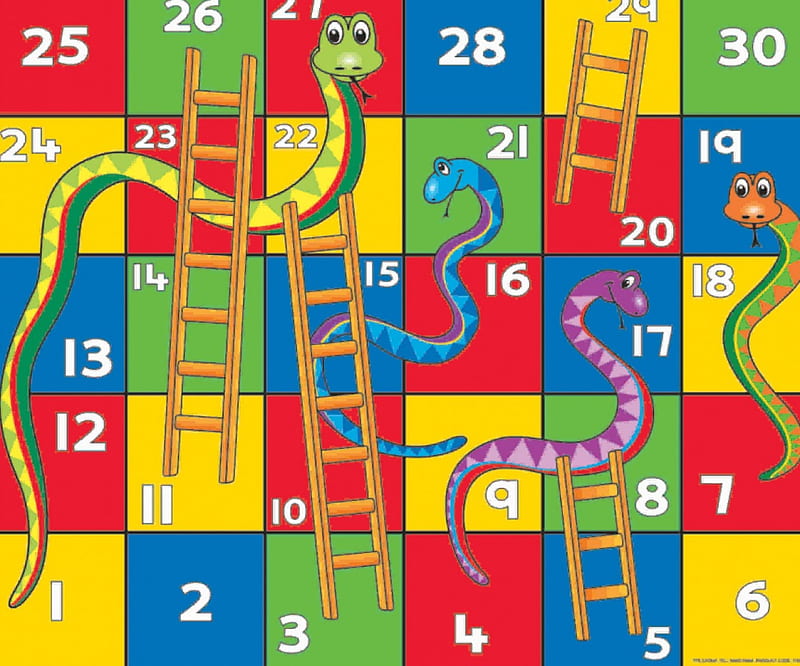 snake-and-ladders, game, ladders, snake, HD wallpaper