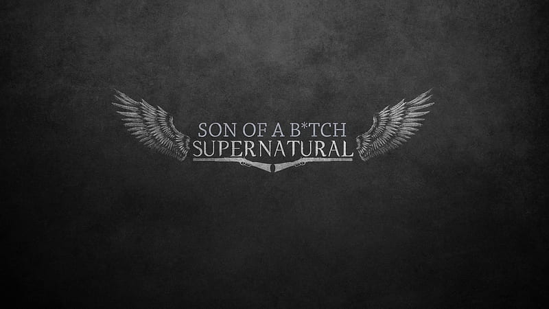 Supernatural TV Show, supernatural, tv-shows, typography, HD wallpaper
