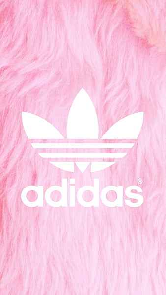 Pink adidas, fur, HD mobile wallpaper | Peakpx