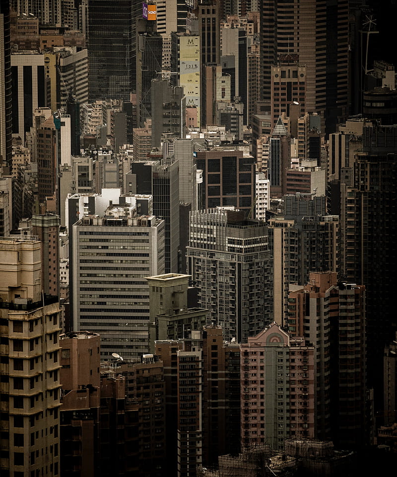 buildings, city, metropolis, HD phone wallpaper