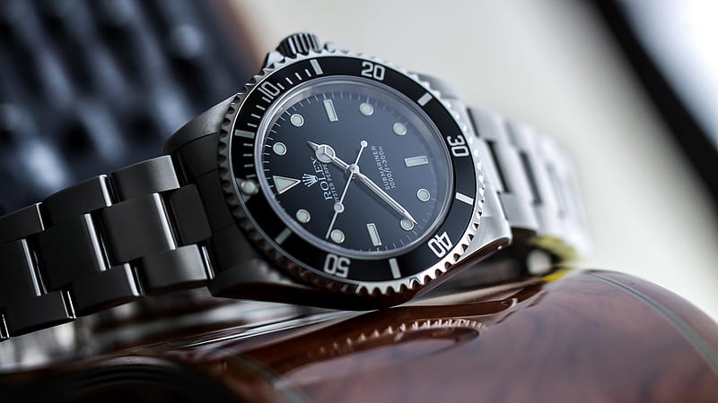 Rolex Submariner Black Dial Watch Rolex, HD wallpaper
