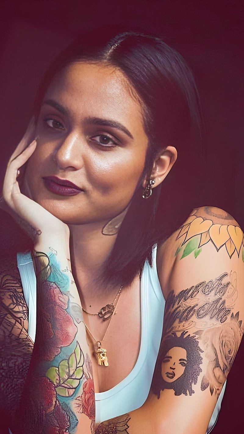 Kehlani, singer, tattoos, HD phone wallpaper