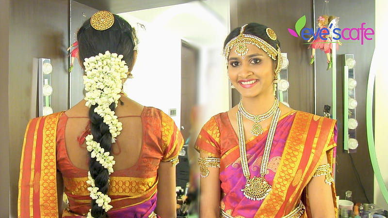 Madrasi - Traditional South Indian Bridal Makeup -, HD wallpaper | Peakpx