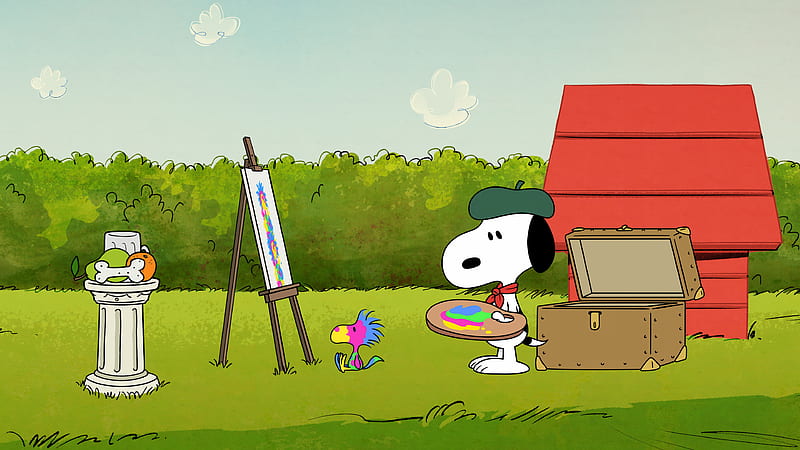 Wallpaper jump, Charlie Brown, Snoopy, The Peanuts images for desktop,  section фильмы - download