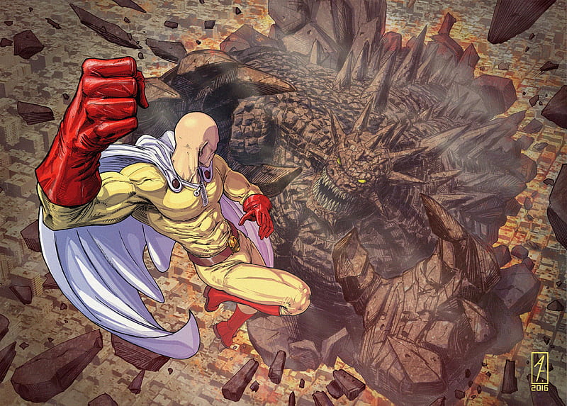 Saitama One Punch Man , one-punch-man, anime, HD wallpaper