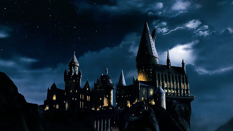 Download Hogwarts Castle at Night Wallpaper  Wallpaperscom