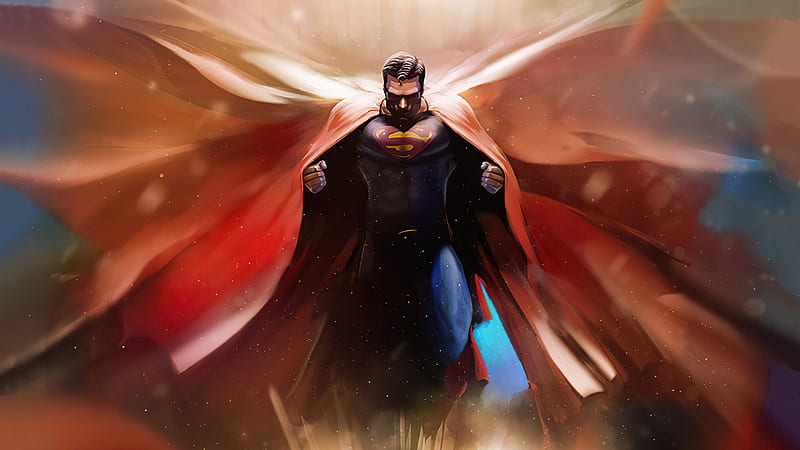 Superman Superhero, superman, superheroes, digital-art, , artwork, HD wallpaper