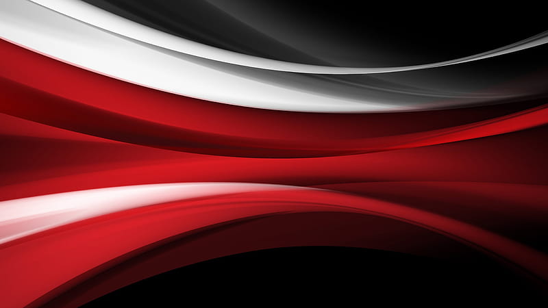 Red Black White Swirl Painting Red, HD wallpaper