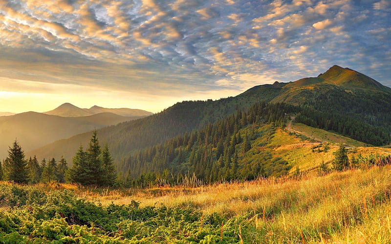 Mountain Landscape-beautiful landscape, HD wallpaper