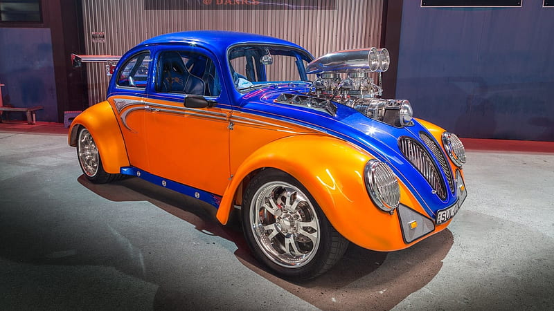 VW Beetle, windows, VW, HD wallpaper