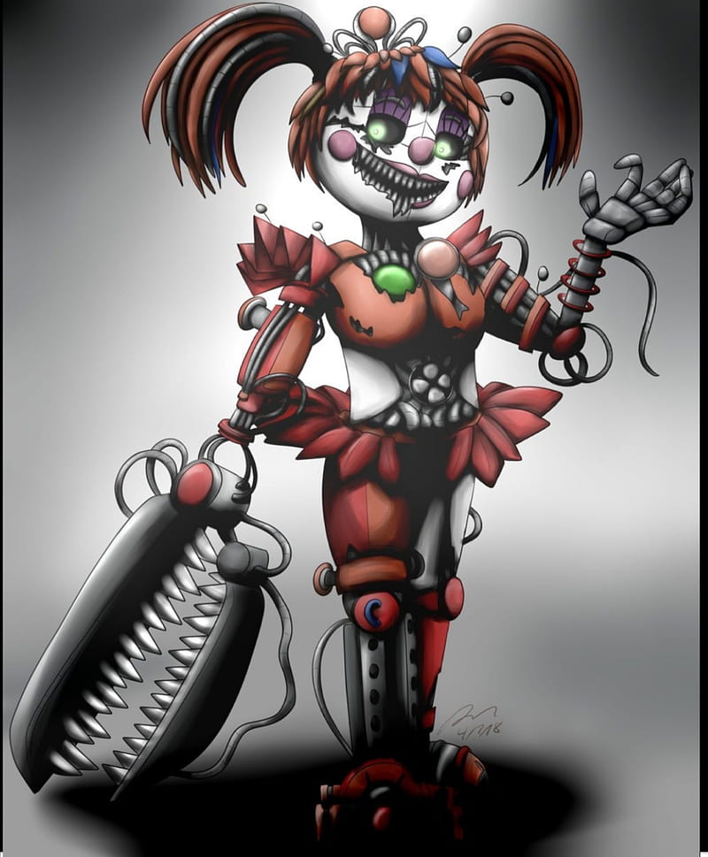 Fnaf 6 scrap baby, fnaf 6, scrap baby, HD phone wallpaper