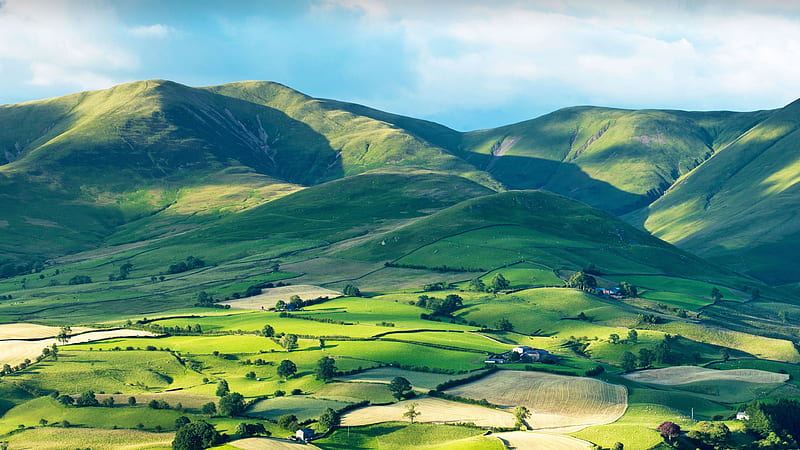 Howgill Fells in the Yorkshire Dales National Park, HD wallpaper