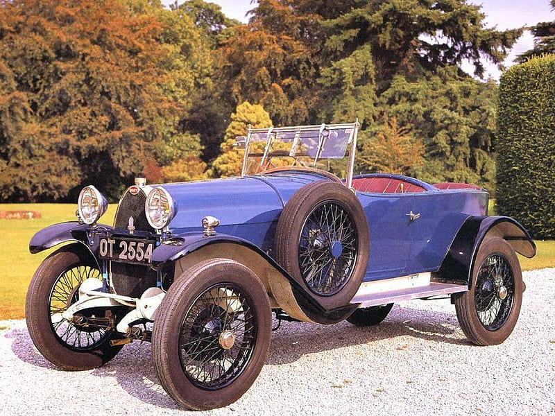 1926-Bugatti Type 23 Brescia Boattail Roadster, type 23, bugatti, vintage, 1926, HD wallpaper